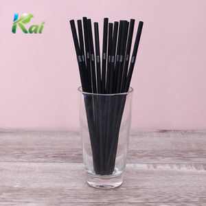 Ống hút cong màu đen