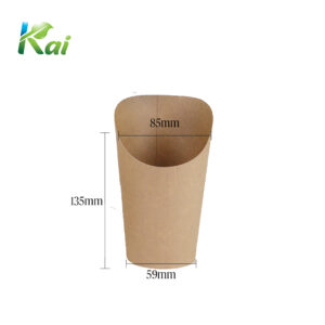 Ly giấy kraft đựng khoai tây loại lớn