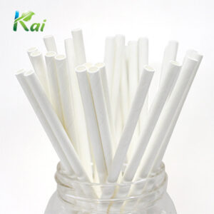Ống hút giấy trắng