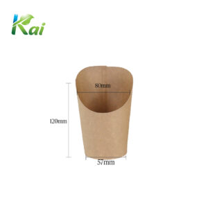 Ly giấy kraft đựng khoai tây loại nhỏ